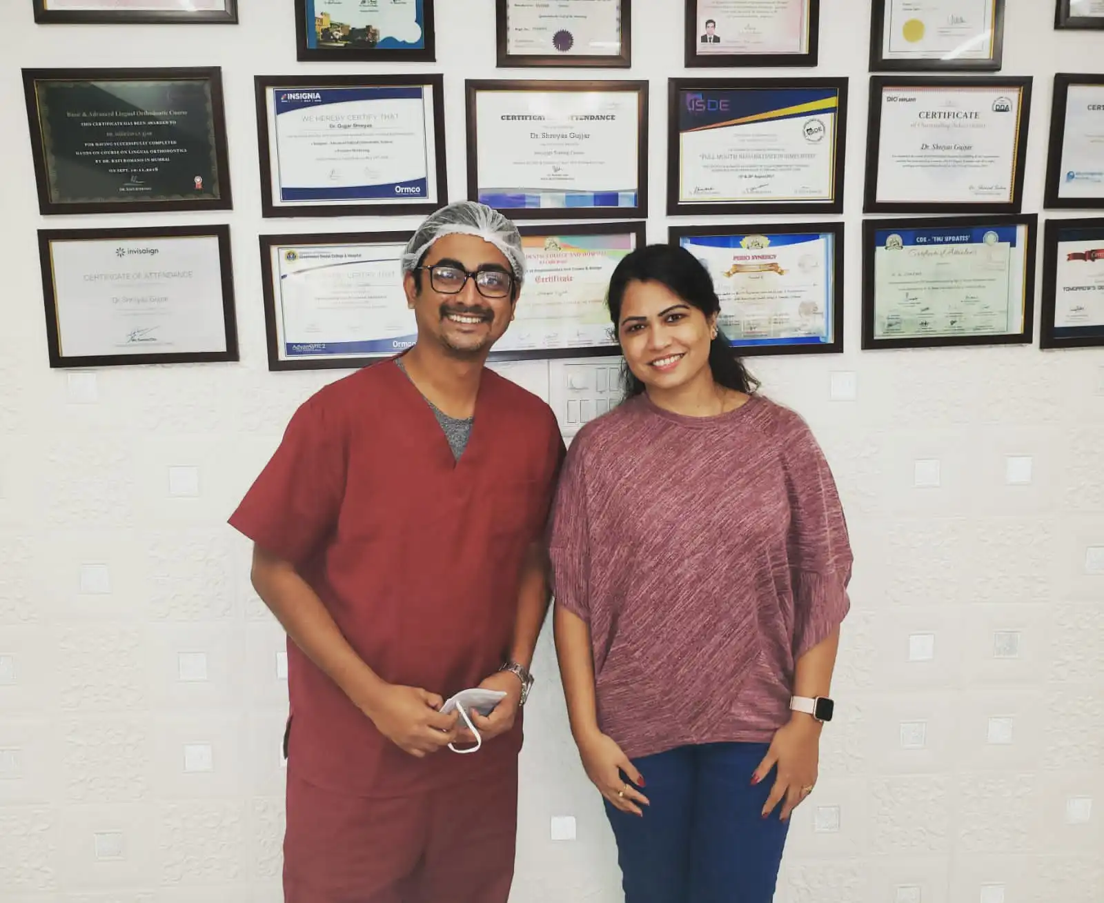 Patient 03 after receiving Invisible Lingual braces treatment at Solitaire Family Dentistry Hospital with Dr. Shreyas Gujjar