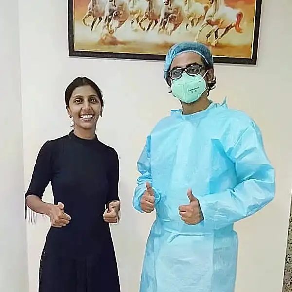 Patient 07 after receiving Myobrace treatment at Solitaire Family Dentistry Hospital with Dr. Shreyas Gujjar