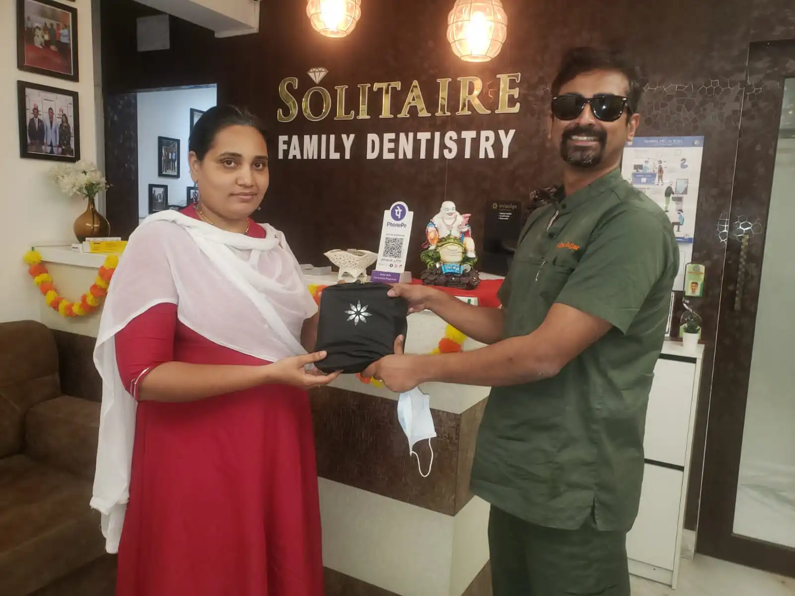 Patient 11 after receiving Cosmetic Dentistry treatment at Solitaire Family Dentistry Hospital with Dr. Shreyas Gujjar