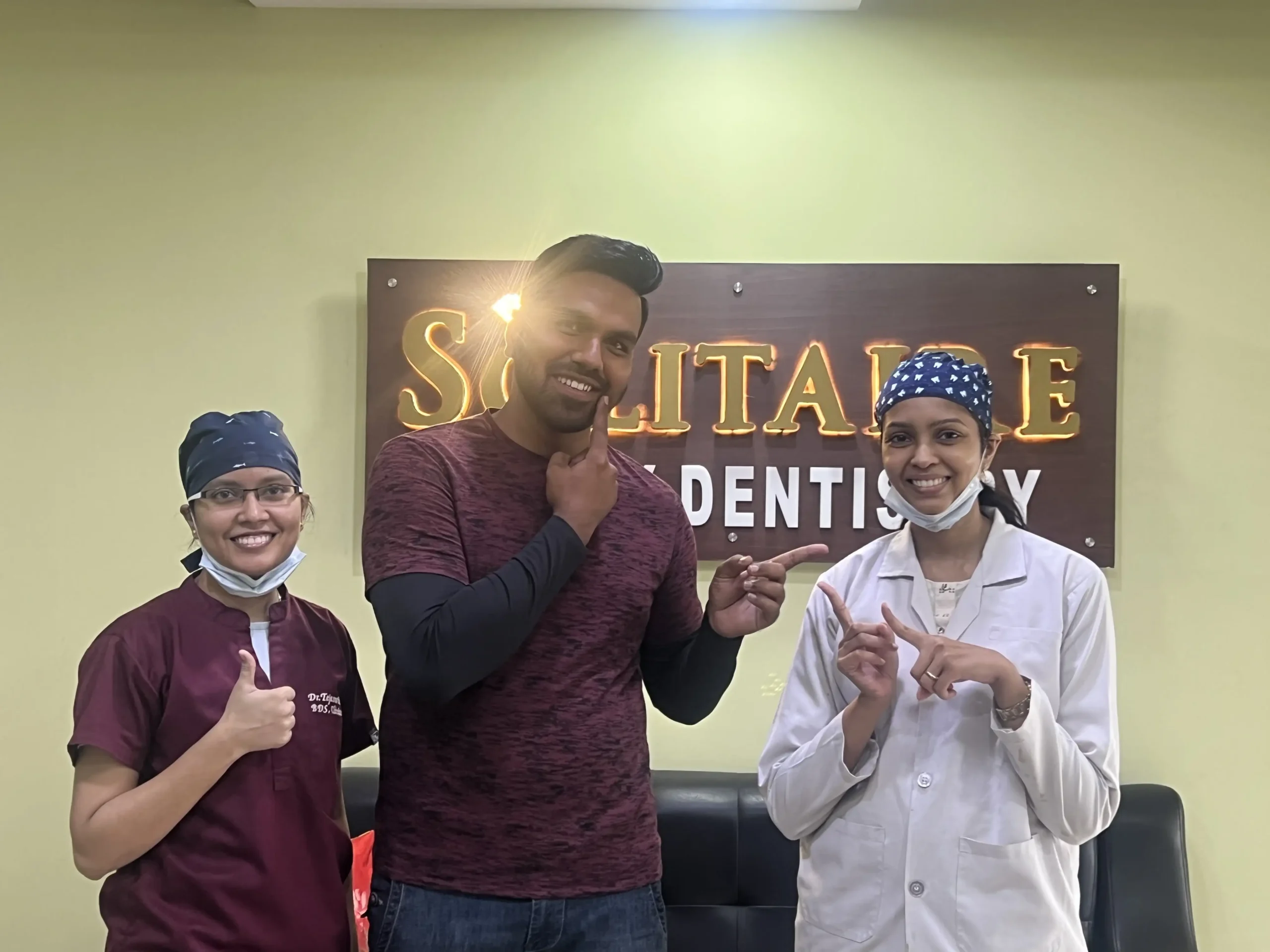 Patient 19 after receiving Gum Disease treatment at Solitaire Family Dentistry Hospital with Dr. Yalamanchili Priyanka