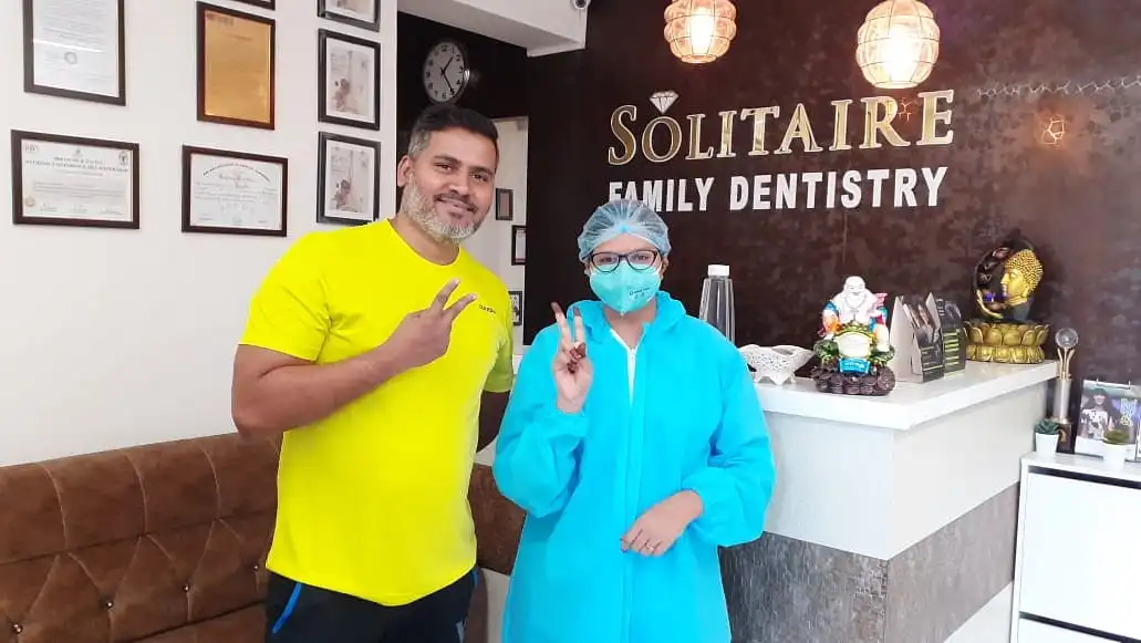 Patient 23 after receiving Teeth Extraction treatment at Solitaire Family Dentistry Hospital with Dr. Yalamanchili Priyanka​